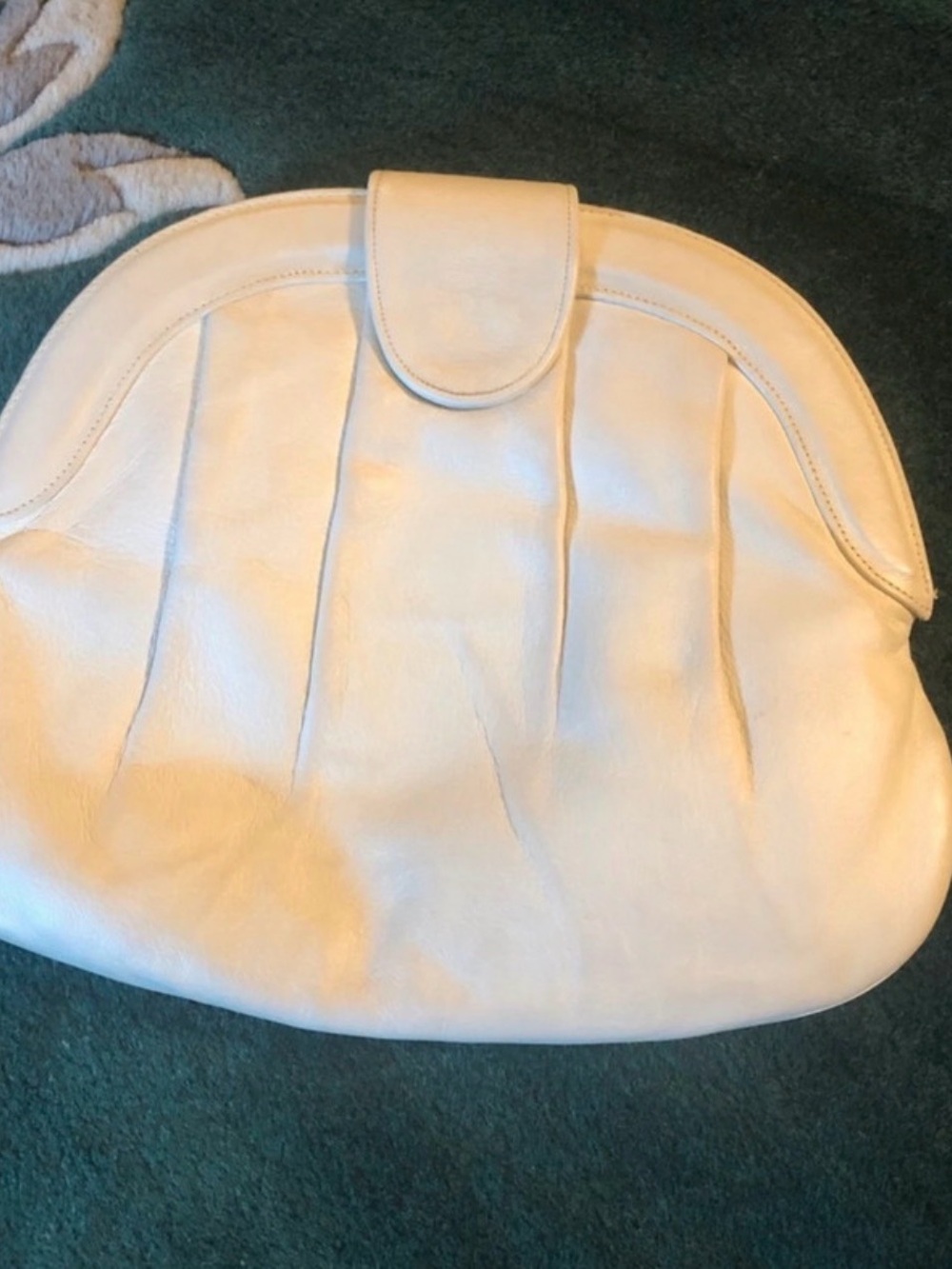 Cream Coloured Clutch Purse